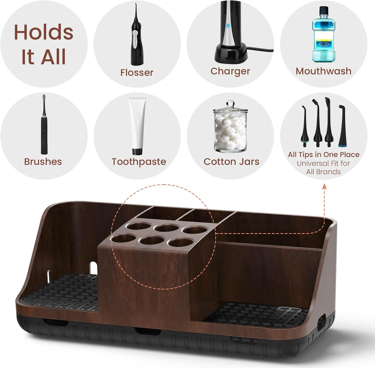 Nuvyli Beauty & Self Care Countertop Organizer